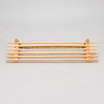 A late 1940s wooden clothes rack '8010' by Asko, Finland.