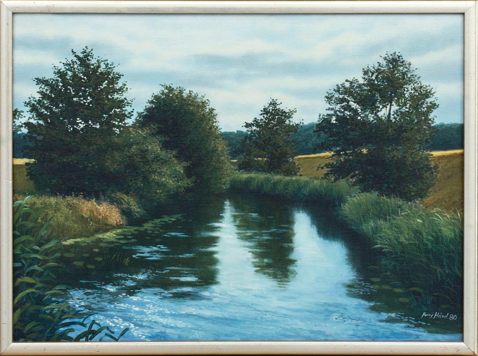 RONNY HÅRD, olja på duk, signerad 80.