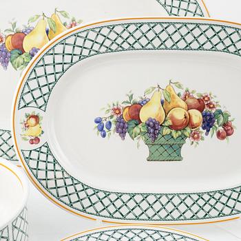 A 45-piece 'Basket' porcelain dinner service, Villeroy & Boch.