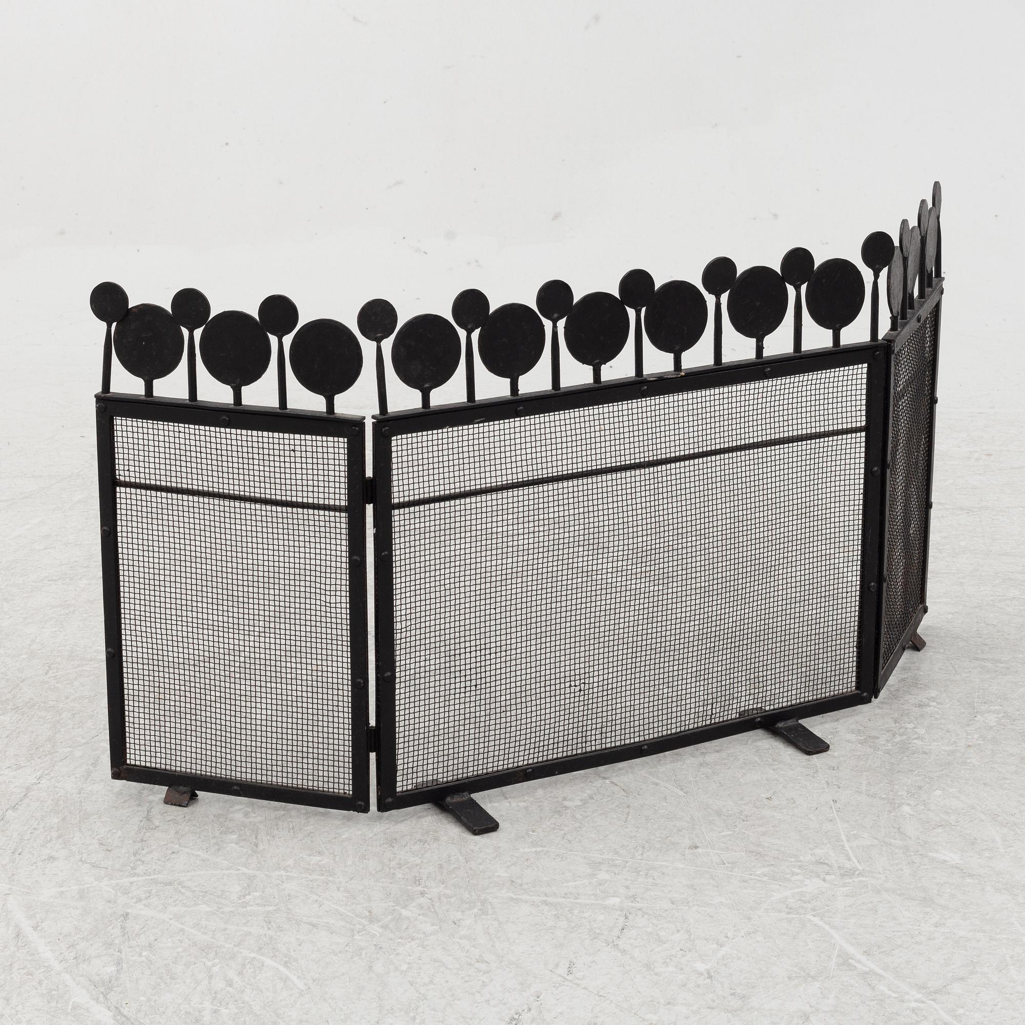 Bertil Vallien, spark guard, Boda Smide, late 20th century.