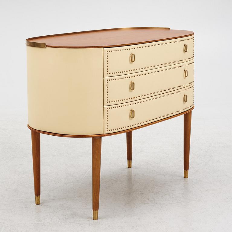 Halvdan Pettersson, a Swedish Modern chest of drawers, Tibro Möbelfanrik, 1950's.