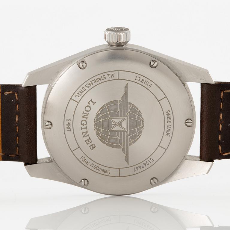 Longines, Spirit, wristwatch, 40 mm.