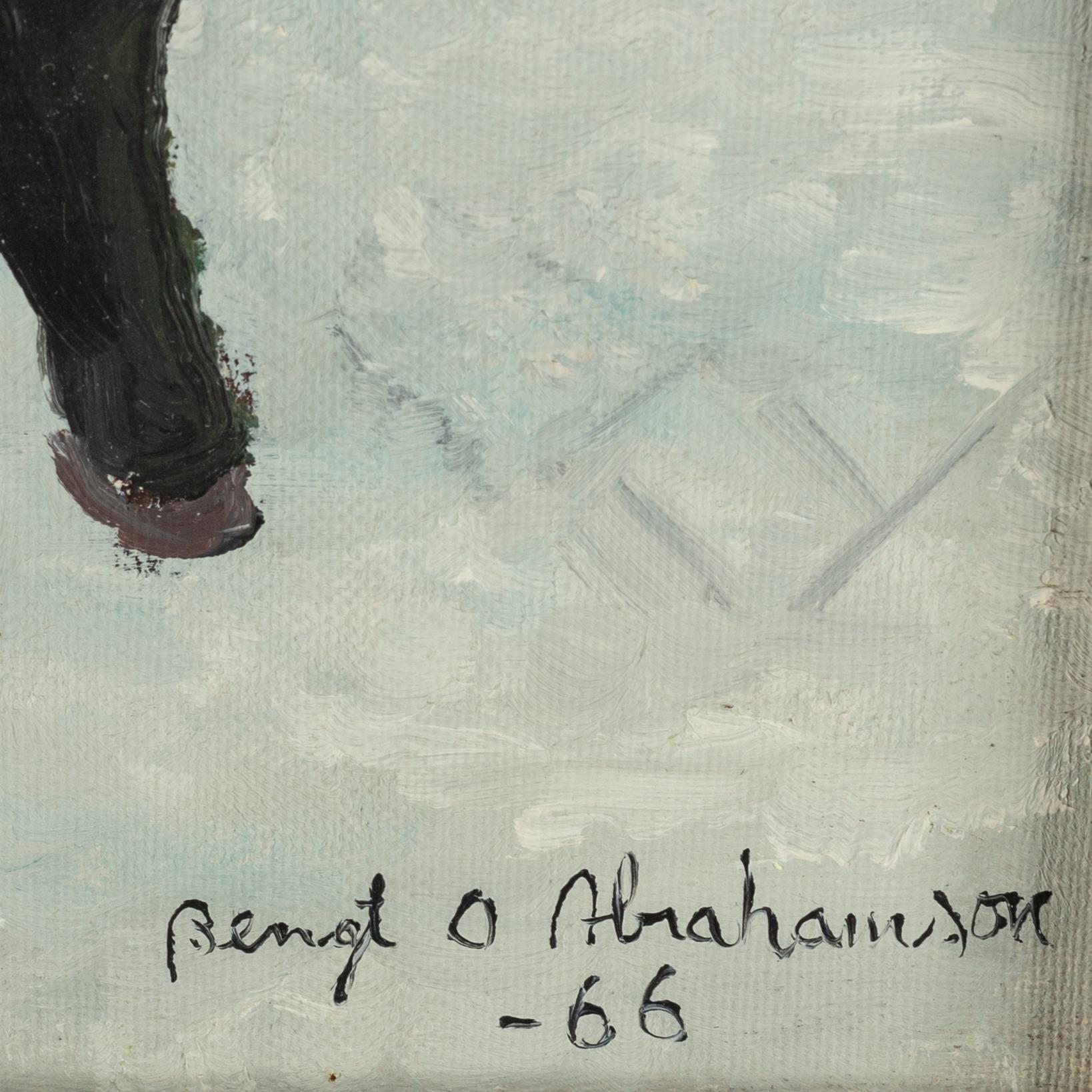 BENGT OLOV ABRAHAMSSON, oil on canvas, signed and dated 1966.