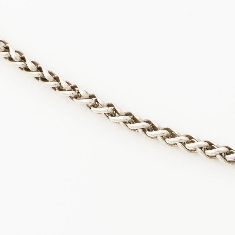 Vivianna Torun Bülow-Hübe, collier, sterlingsilver, George Jensen, Danmark.