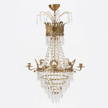 A 20th century chandelier.