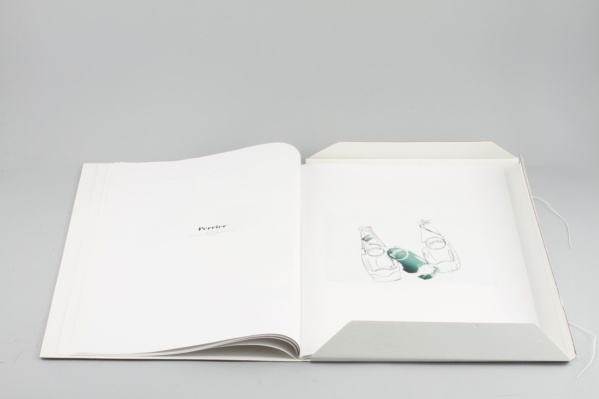 ANDY WARHOL, efter, katalog, "liquid pop", 1999, för Wetterling Gallery och Art Now Gallery.
