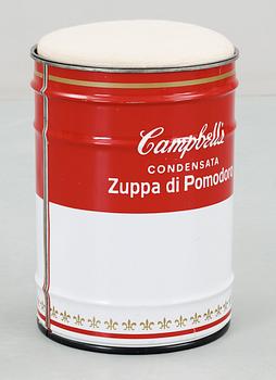 A Studio Simon 'Omaggio ad Andy Warhol' stool from the 'Ultramobile' collection, designed in 1973.
