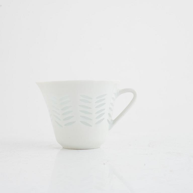 Friedl Holzer-Kjellberg, Arabia, kaffeservis, risporslin, 14 delar, signerat i godset F.H.Kj Arabia.