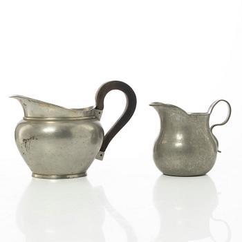Nils Fougstedt, A four piece pewter coffee service, Svenskt Tenn, 1931 - 1946.