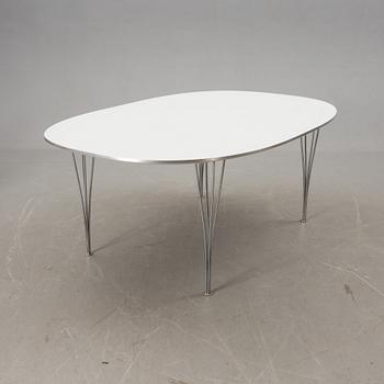 BORD, "Superellips", Piet Hein och Bruno Mathsson, Fritz Hansen, etikettmärkt 1988.