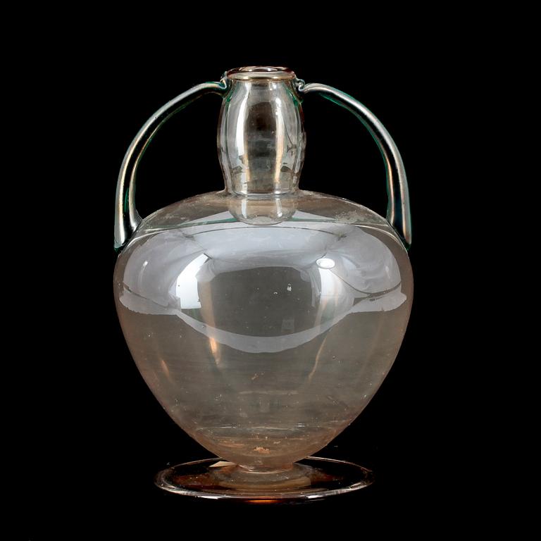 VAS, glas, Cappellini, Murano, Italien, 1900-tal. Sign.