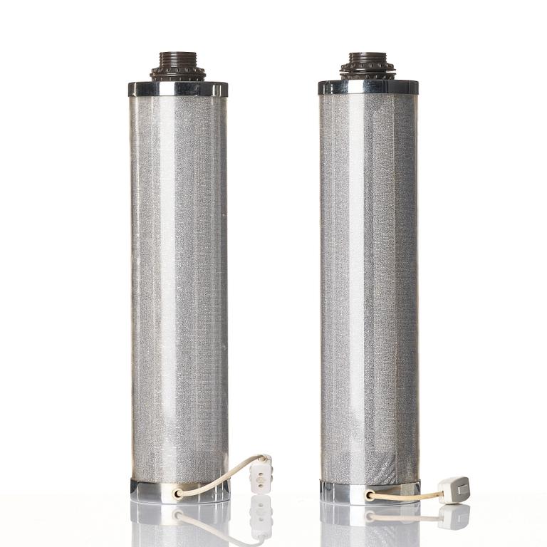 Table lamps, a pair, Bergboms.