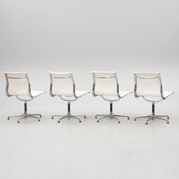 Charles & Ray Eames, four of model EA 108 chairs, ICF, 1980s.