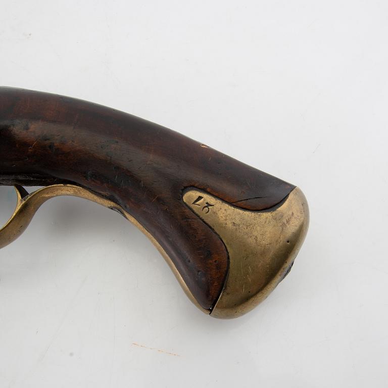 Flintlock pistol, Swedish, m/1816 for the Skåne Carabiniers.