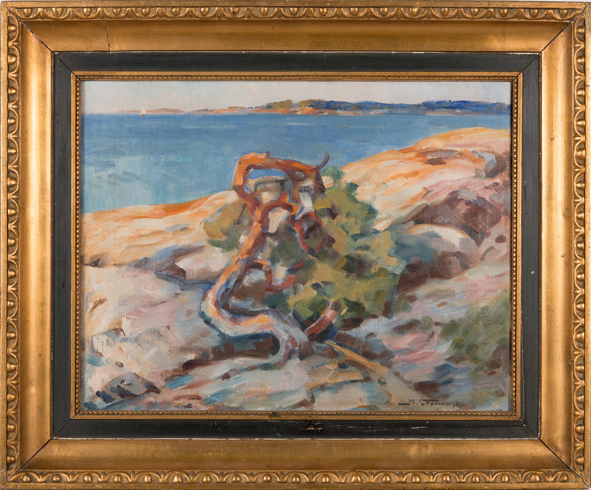 Mikael Stanowsky, olja på duk, signerad.