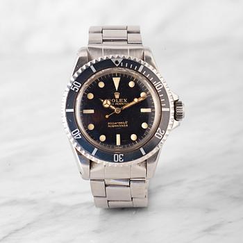 87. ROLEX, Submariner, "Underline, Gilt, Meters first".