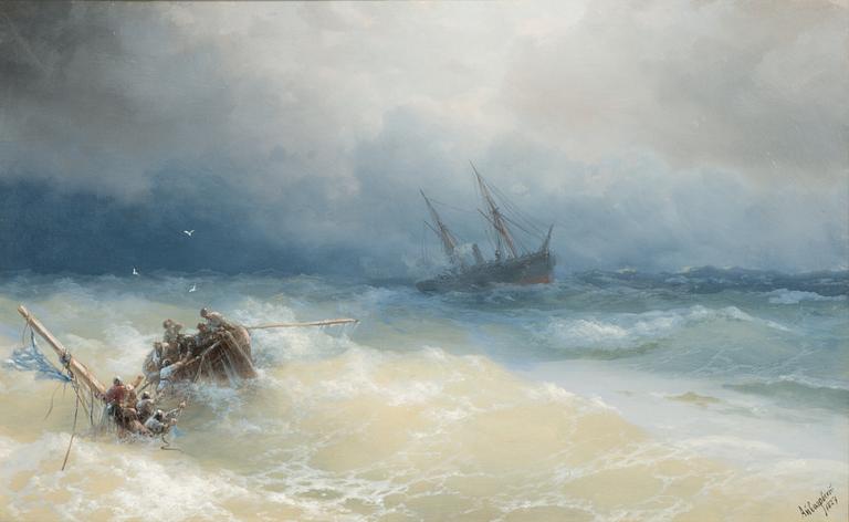 Ivan Constantinovich Aivazovsky, Haaksirikkoiset.