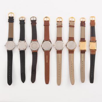 Longines, en samling armbandsur, 8 st.