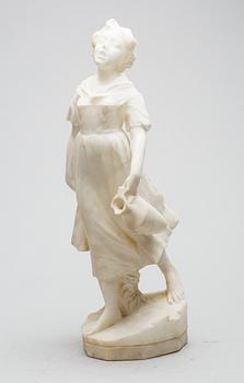 SKULPTUR, marmor, 1800-tal.