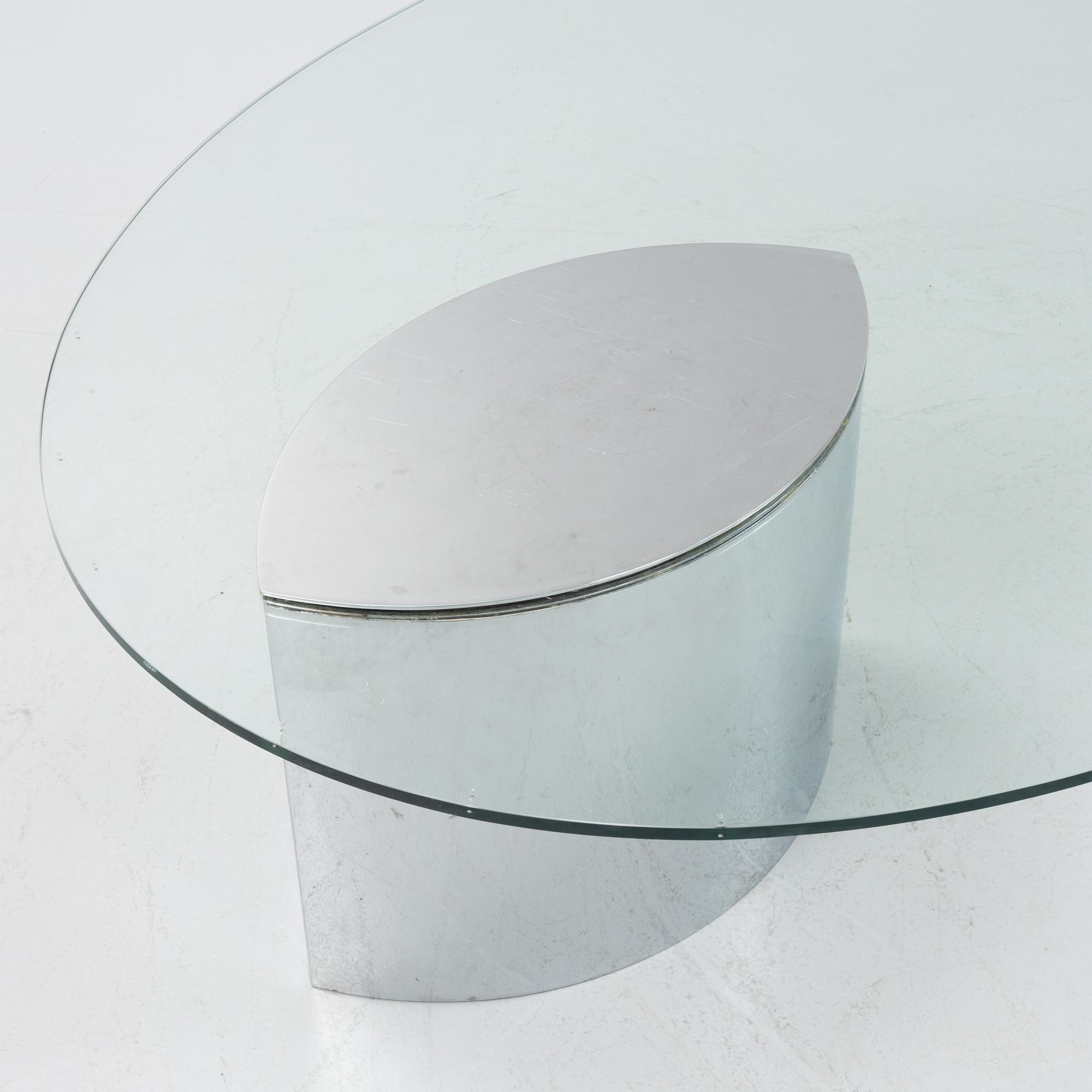 Cini Boeri, soffbord, "Lunario", Gavina, Italien, 1970-tal.