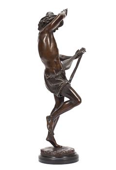 SKULPTUR, brons, Anna Carrier, signerad A Carrier.