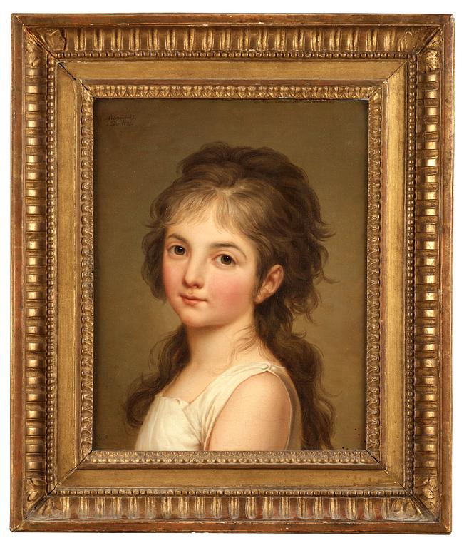 Adolf Ulrik Wertmüller, "Portrait de jeune fille".