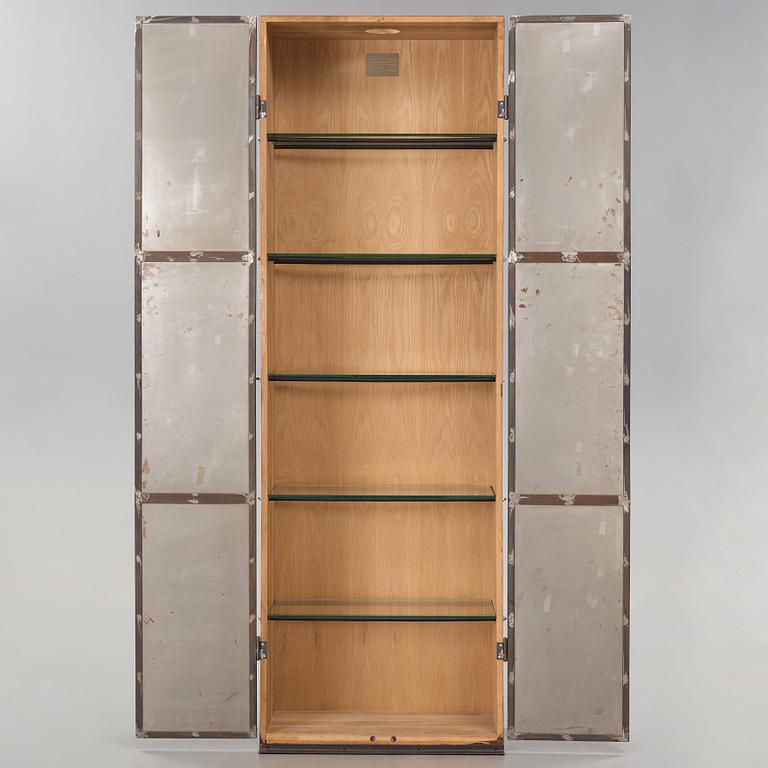 Jonas Bohlin, a stained and patinated oak and iron cabinet 'Slottsbacken', Källemo, Sweden circa 1987.