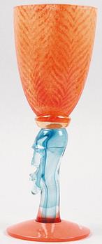 POKAL, glas, Kjell Engman, Kosta Boda, sign o numr 952001-300.