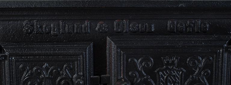 LEKSAKSSPIS, gjutjärn, Skoglund & Olson, Gefle, 1800/1900-tal.
