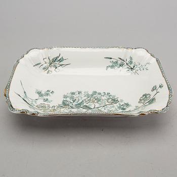 MATSERVIS, 45 delar, flintgods, Växjö Guld, Gustavsberg, omkring år 1900.