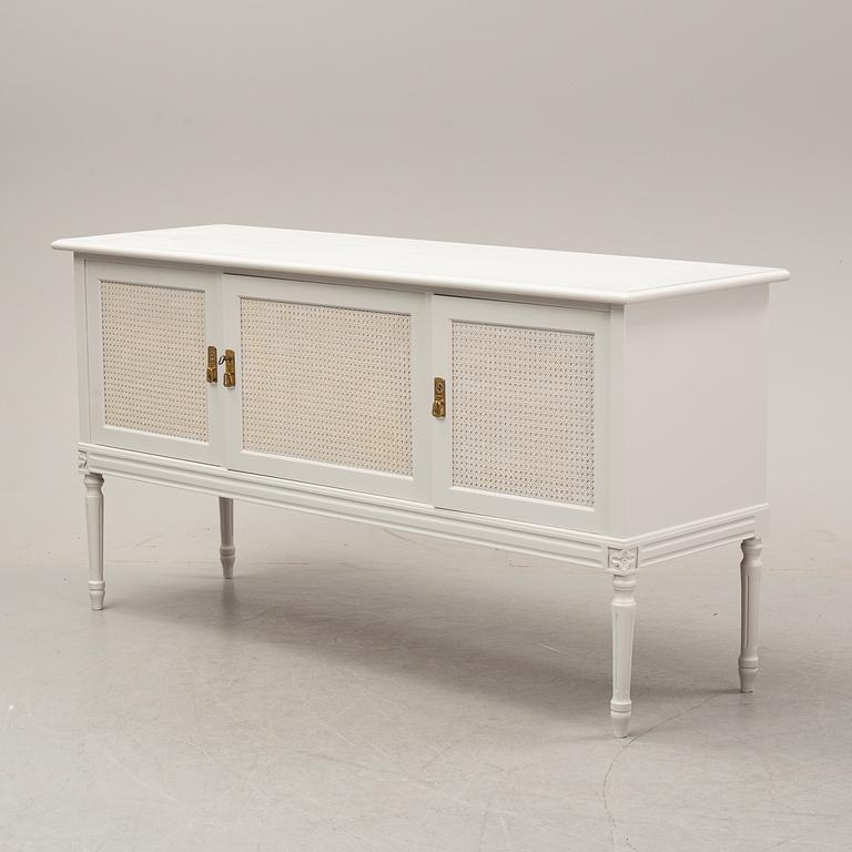 A painted Gustavian style sideboard, second half of the 20th Century.