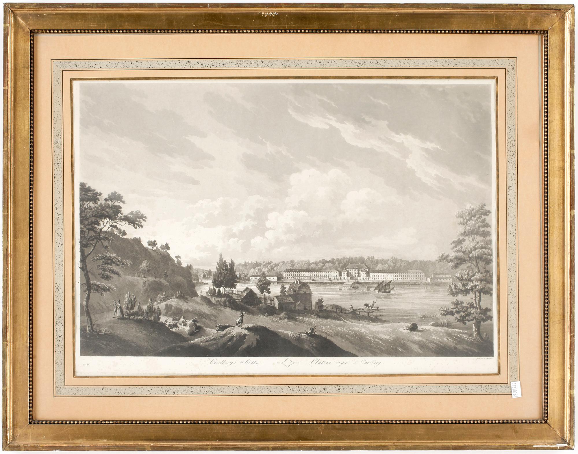 JOHAN FREDRIK MARTIN, efter, akvatintetsning 1800-tal.