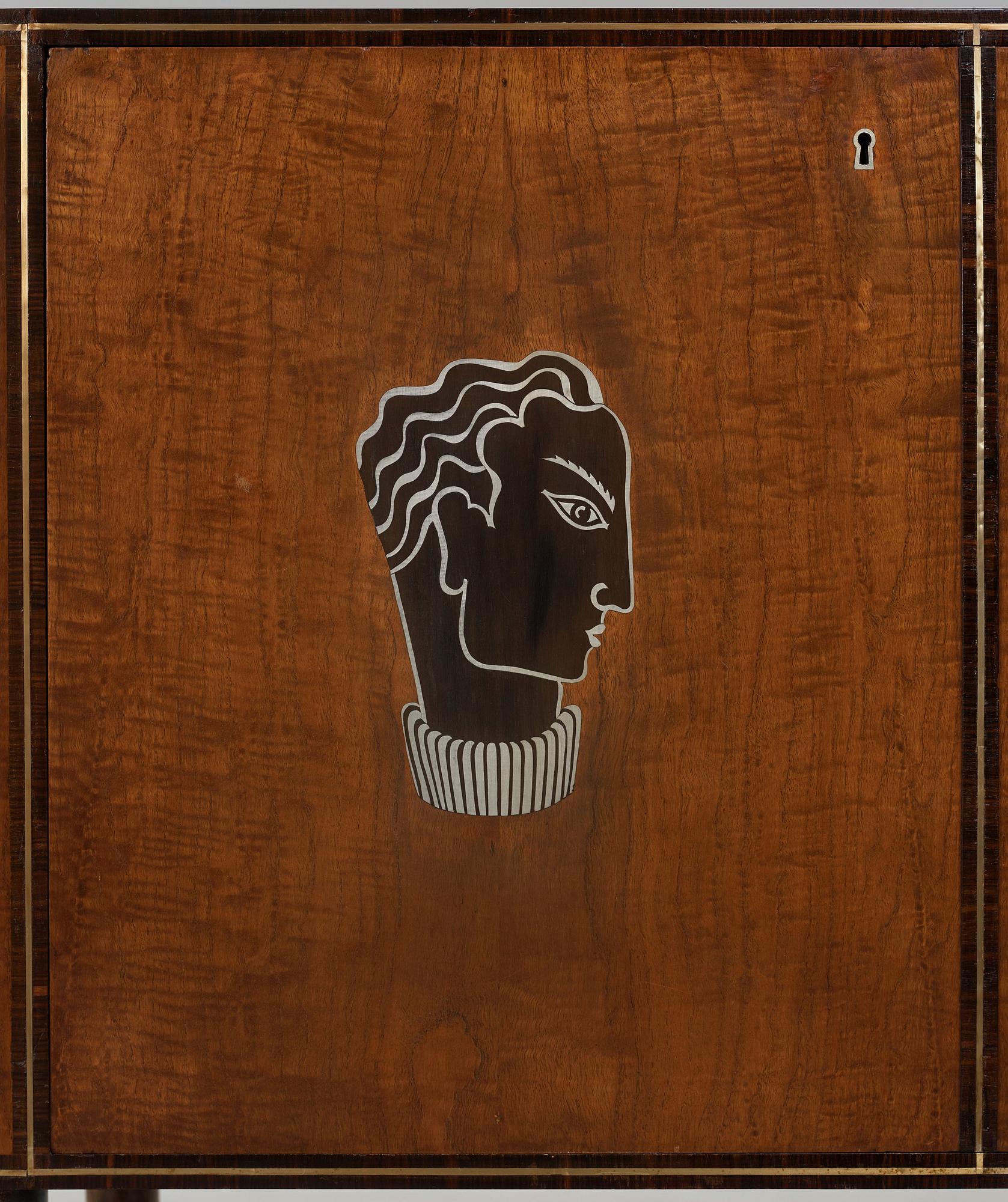 Sture Lindholm, a bar cabinet, executed at Per Jönsson Verkstäder in Stockholm 1934.