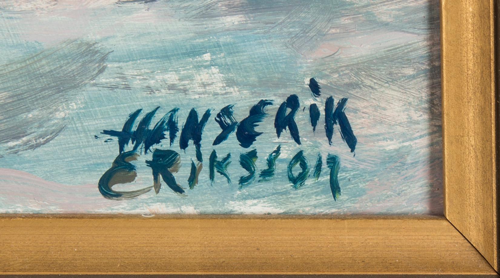 HANS-ERIK ERIKSSON, oil on panel, signed Hans-Erik Eriksson.