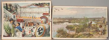 SKOLPLANSCHER, 4 st, Sverige. 1900-tal.