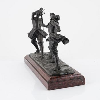 Edouard Drouot, skulptur, brons, signerad.