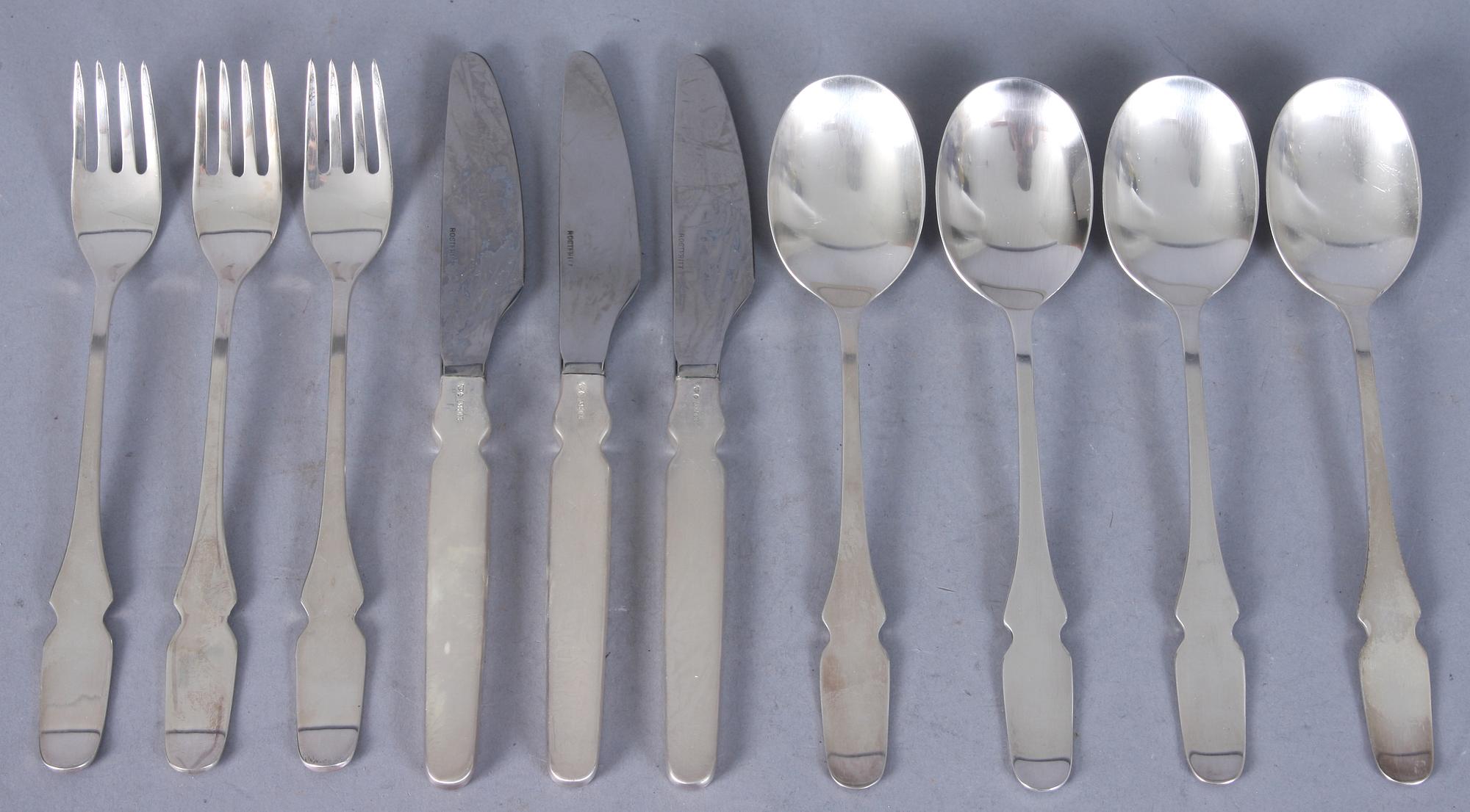 BESTICKSERVISDELAR, 10 st, "Sjösala", Sigurd Persson, GAB, 1977.