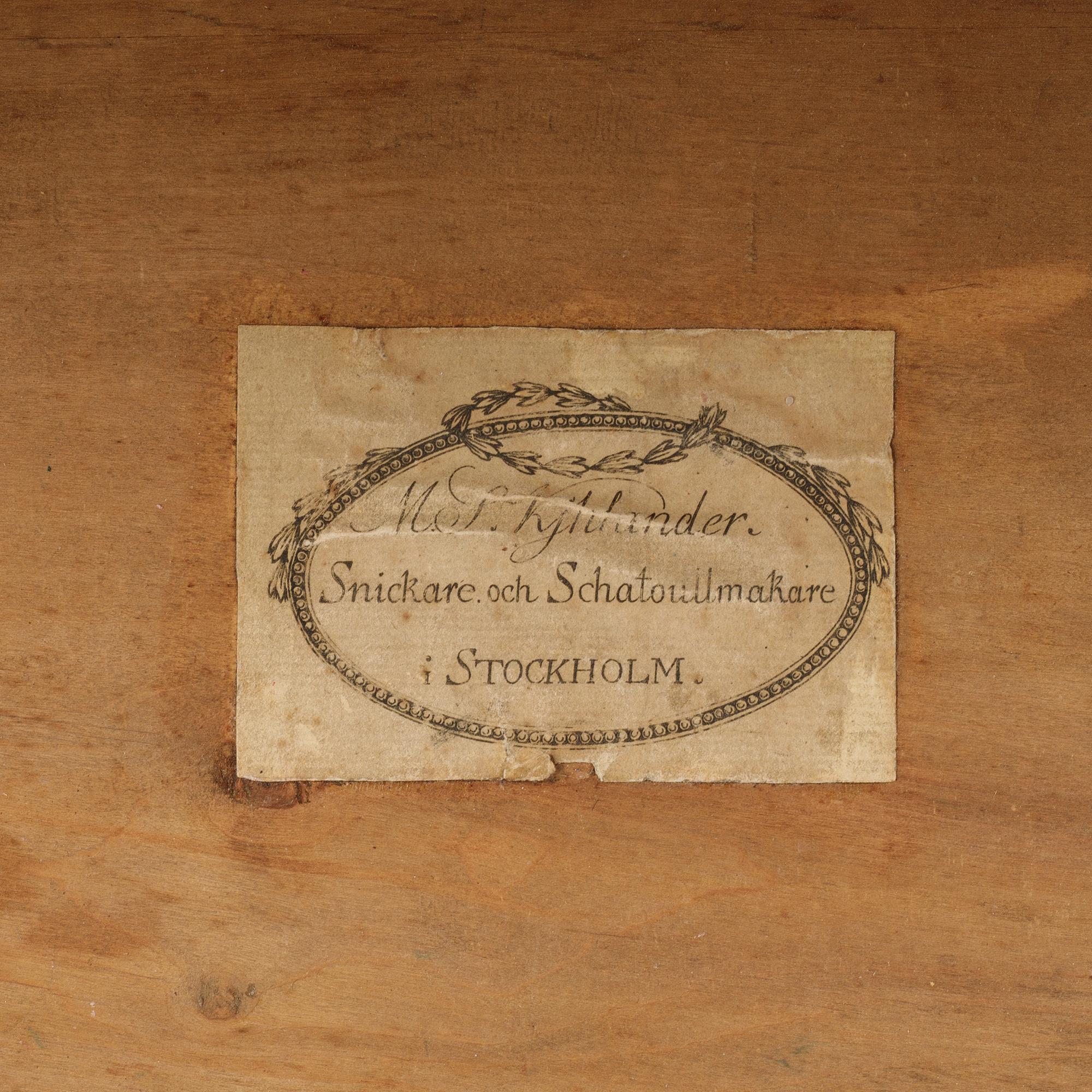 Magnus Samuel Kihlander (verksam 1801-1821), Skrivbyrå, 1800-talets första hälft.