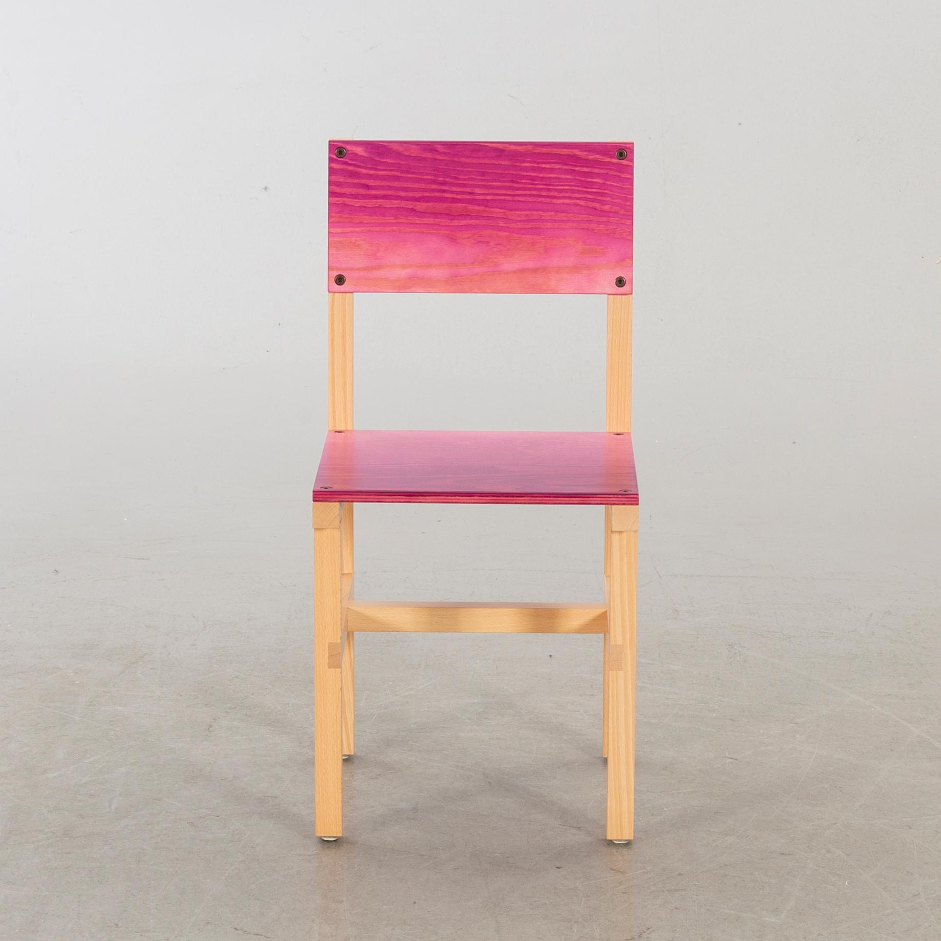 FREDRIK PAULSEN, "Röhsska"Designbaren, chair, Blå Station 2020, Chair /102.