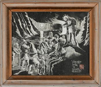 Ossian Elgström · OSSIAN ELGSTRÖM, olja på duk, sign o dat 1945.