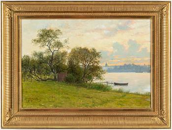 PER ADOLF PERSSON, oil on panel, signed.