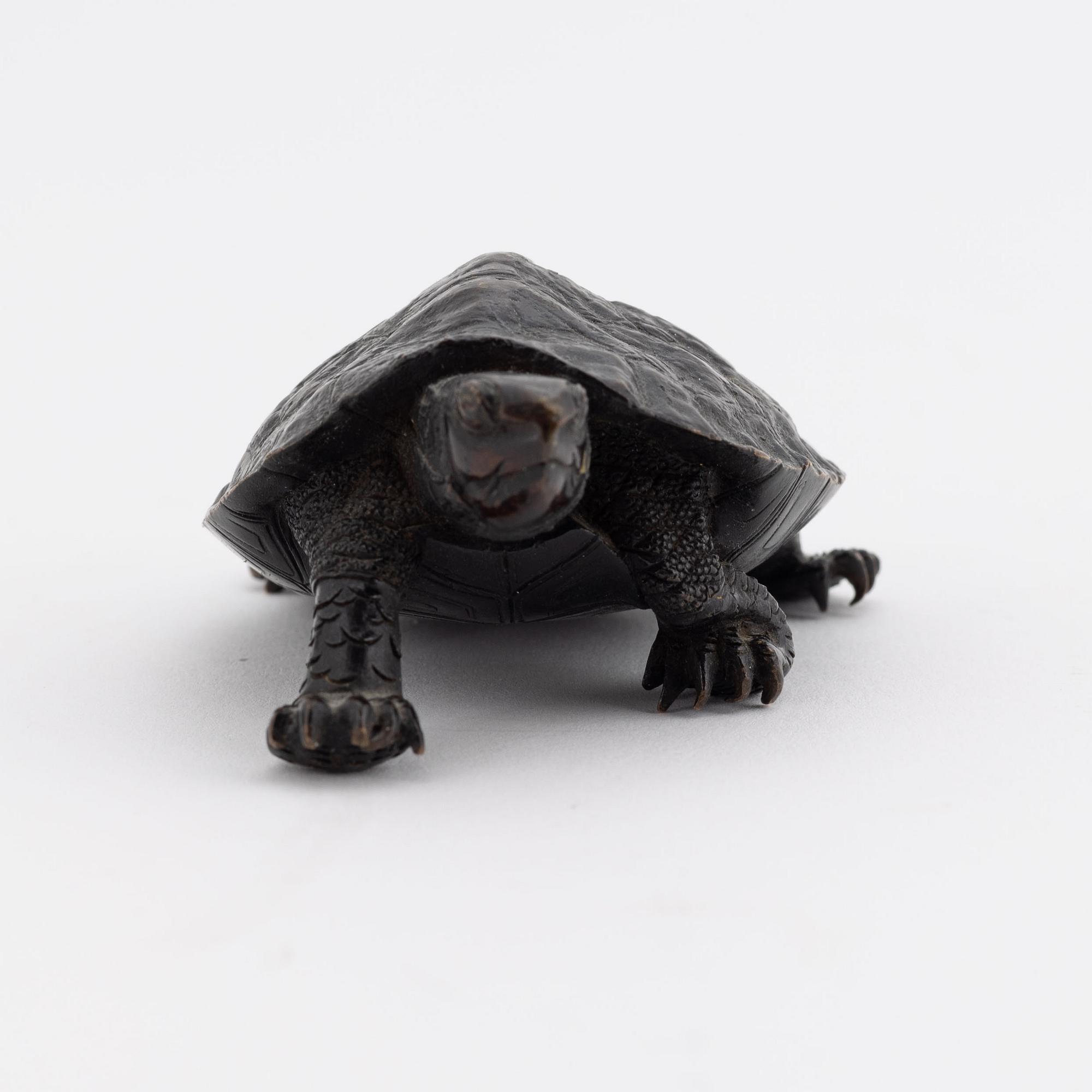 Figurin, brons, Japan, Meiji (1868-1912).