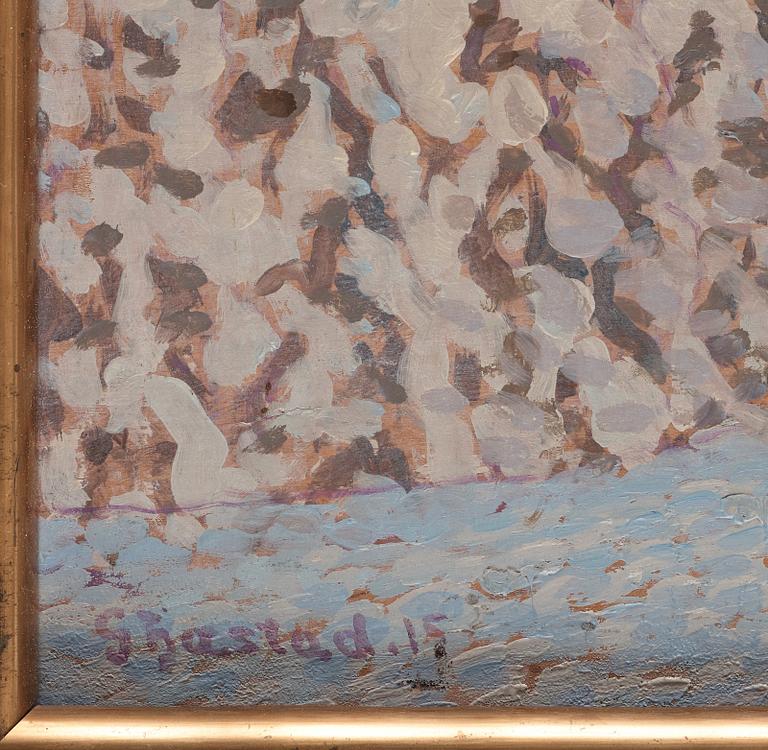 Gustaf Fjaestad, Vinterlandskap.