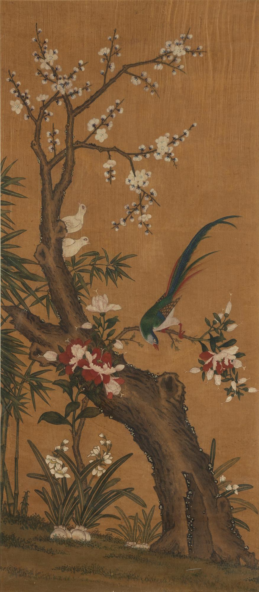 Okänd konstnär, färg på papper, kina, tidigt 1900-tal.