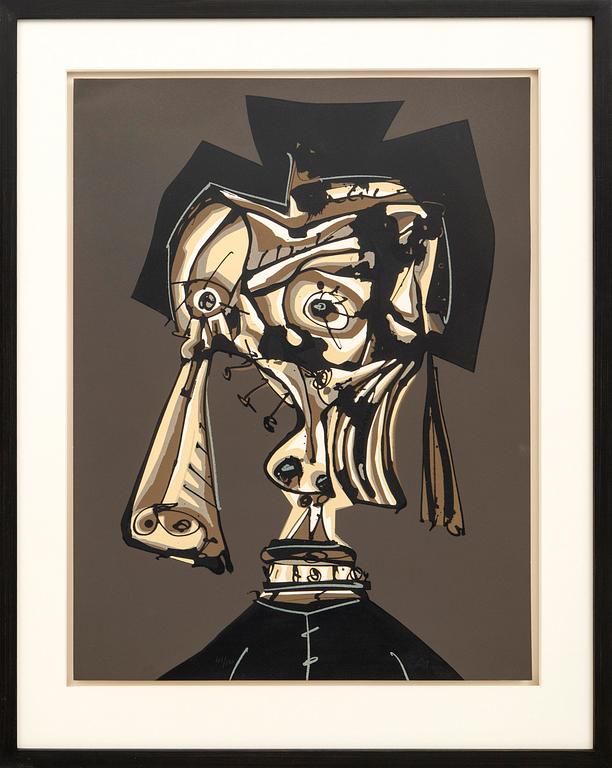 Antonio Saura, "Dora Maar Visited IV". 1986.