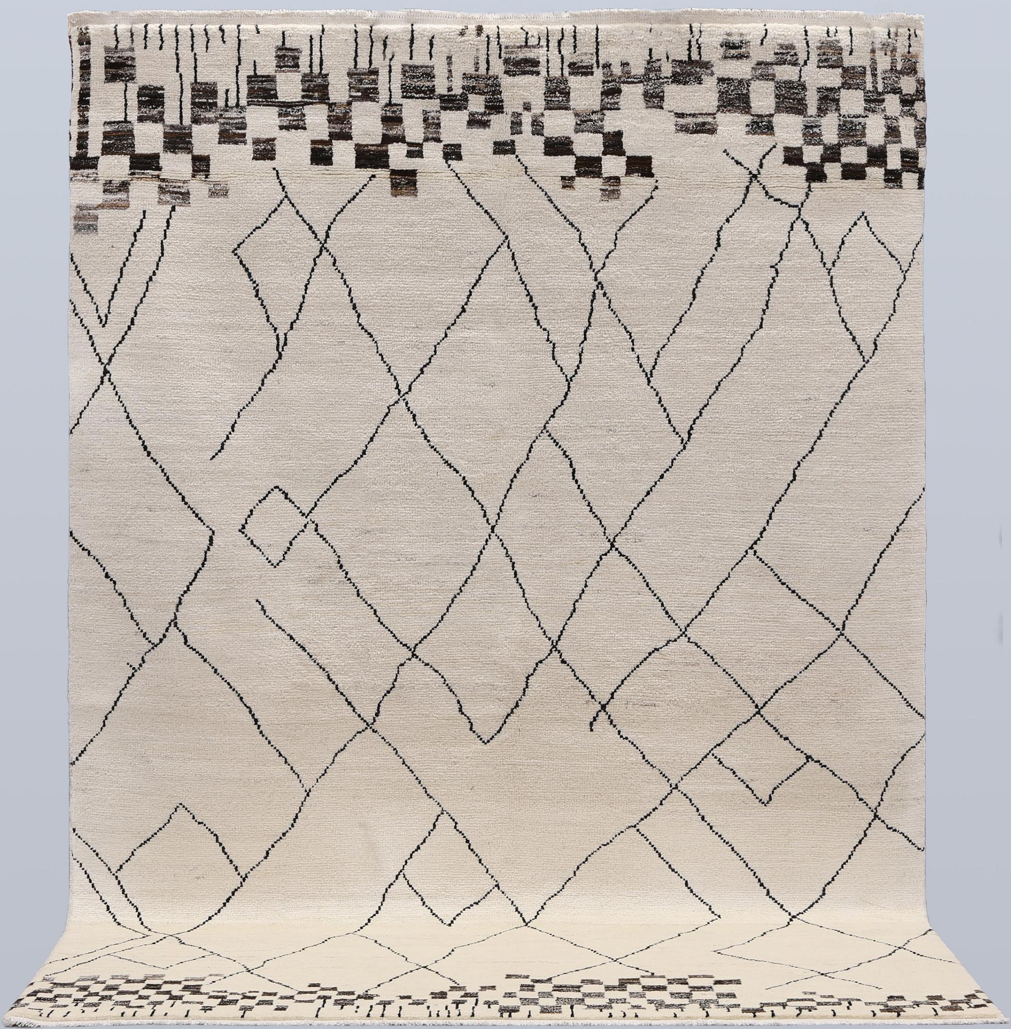 A Moroccan carpet, 263 x 167 cm.