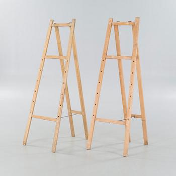 A pair of easels, second half of the 20th century.