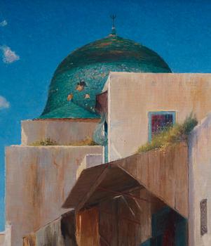 Axel Lindman, Bazar street, North Africa.