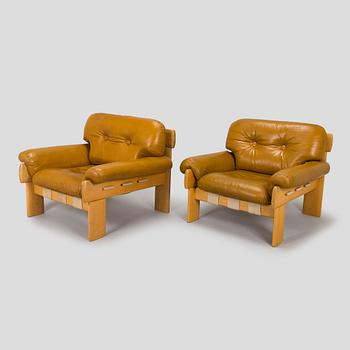Esko Pajamies, a pair of 1970's 'Africa' armchairs for Asko Finland.