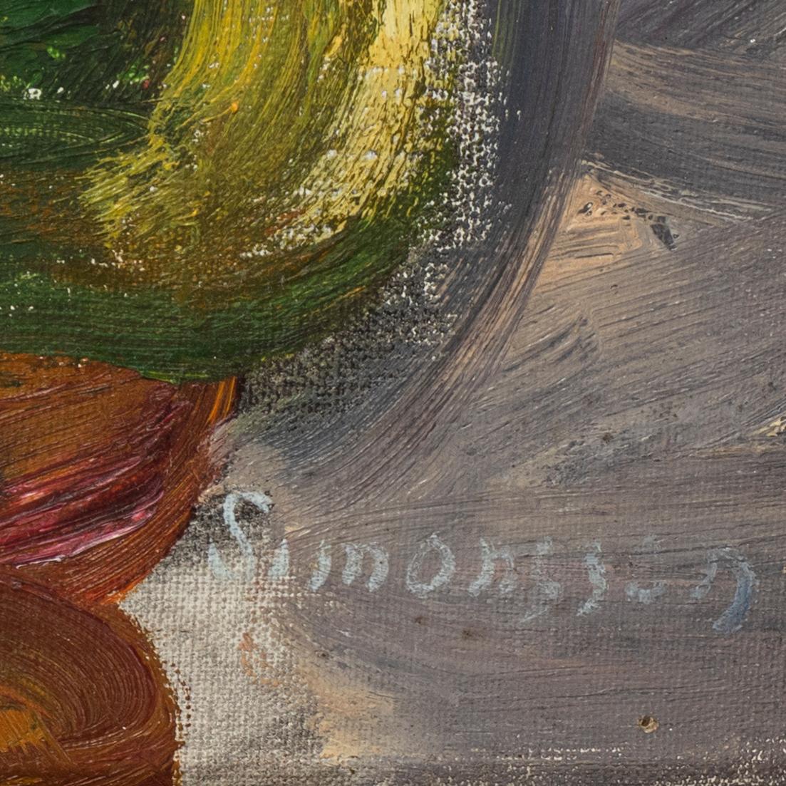 Birger Simonsson, oil on canvas, signed.